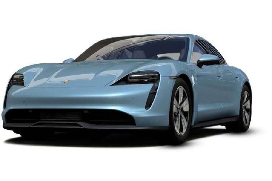 Porsche Taycan Frozen Blue Mica Metallic