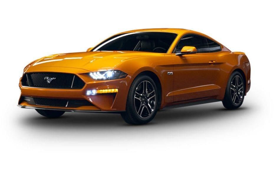 Ford Mustang Orange Flame